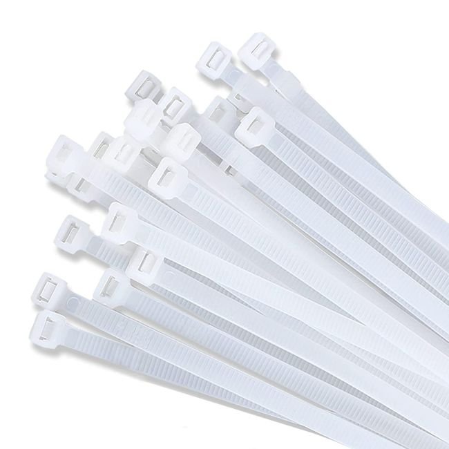 Arcos Nylon Cable Tie 18-inch (450mm X 4.8mm) (Pack of 100) White