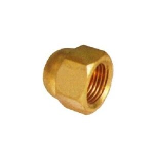Brass Dead Nut 1/4 inch (Pack of 4)