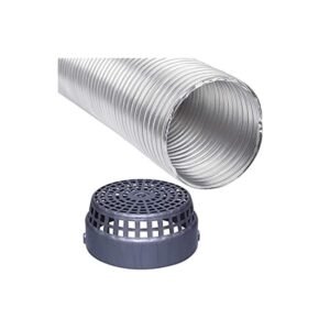 Chimney Duct Pipe Chimney Exhaust Pipe with Cowl Cover (10 feet)