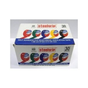 Pidilite Steelgrip Self Adhesive Multi Colour PVC Electrical Insulation Tape 6.5M (Box of 30)