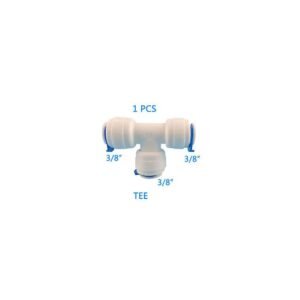RO Tee Connector 3/8 x 3/8 x 3/8 inch (Pack of 6)